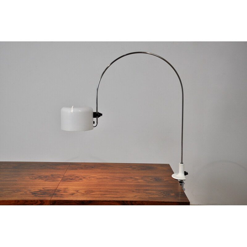 Vintage metalen bureaulamp van Joe Colombo voor Oluce, 1960