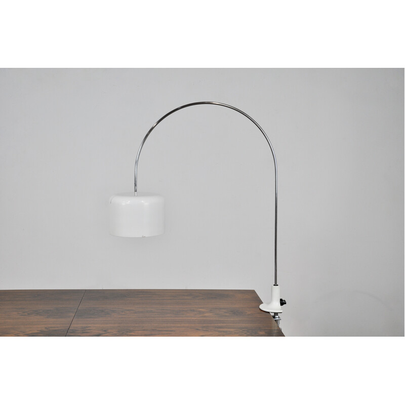 Vintage metalen bureaulamp van Joe Colombo voor Oluce, 1960