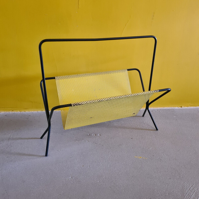 Vintage Artimeta metal magazine rack, 1950s-1960s