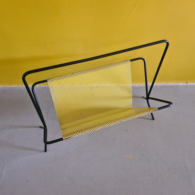 Vintage Artimeta metal magazine rack, 1950s-1960s