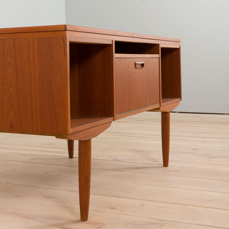 Pair of vintage teak desks by J. Svenstrup for A.p. Furniture, Denmark 1960s