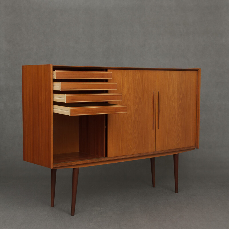 Danish sideboard in light teak - 1970s