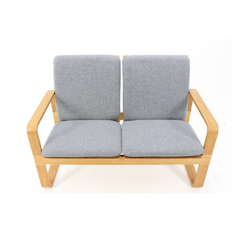 Scandinavian 2-seater sofa in oak plywood, THYGESEN & SØRENSEN - 1970s