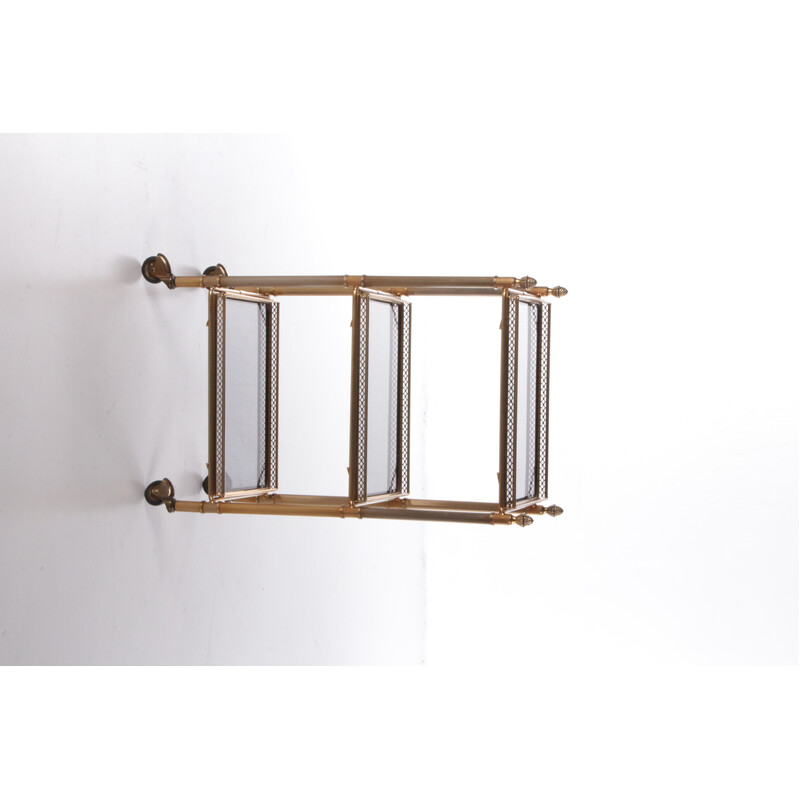 Vintage gouden trolley van Maison Jansen, 1960s