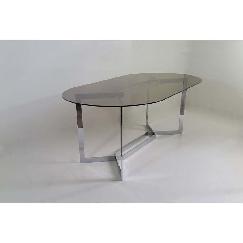 Dom oval dining table, Paul LEGEARD - 1970s