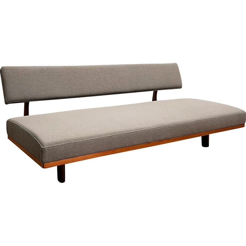 Vintage 3-Sitzer-Sofa aus Mahagoni von Hans Bellmann für Wilkhahn, Deutschland 1950