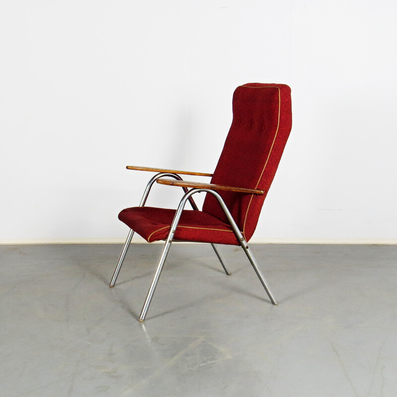 Vintage buisvormige fauteuil, 1970