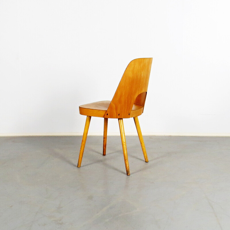 Vintage dining chair by Ton