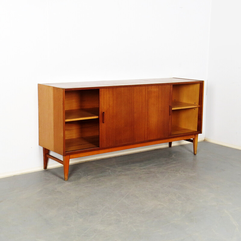 Vintage sideboard with 2 sliding doors, 1960s