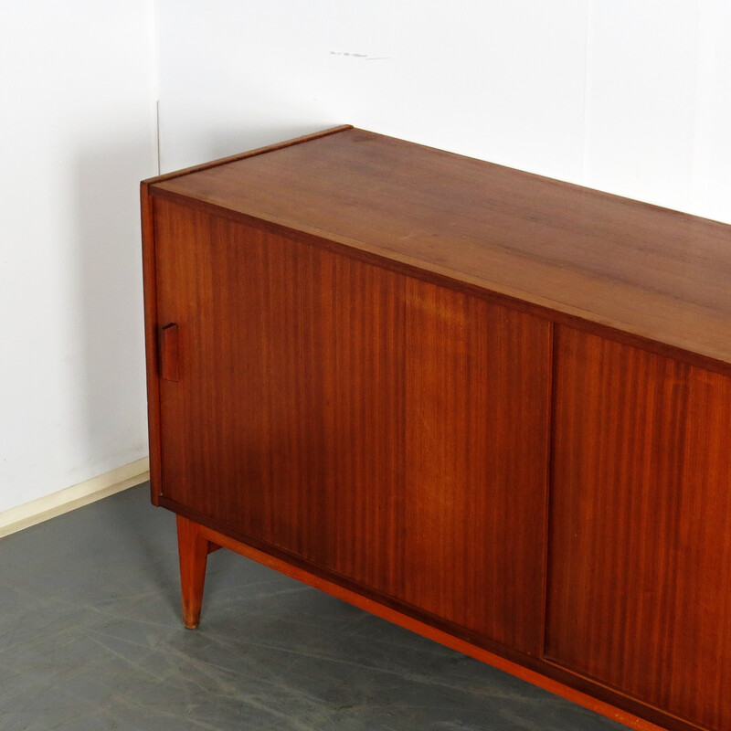 Vintage sideboard with 2 sliding doors, 1960s