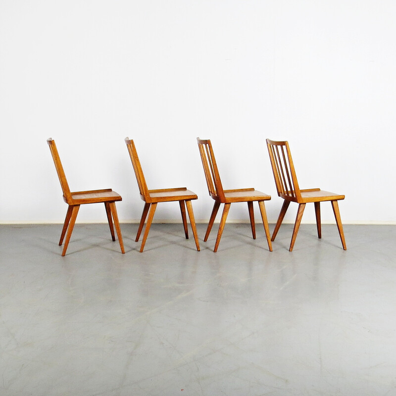 Set van 4 vintage stoelen van Uluv