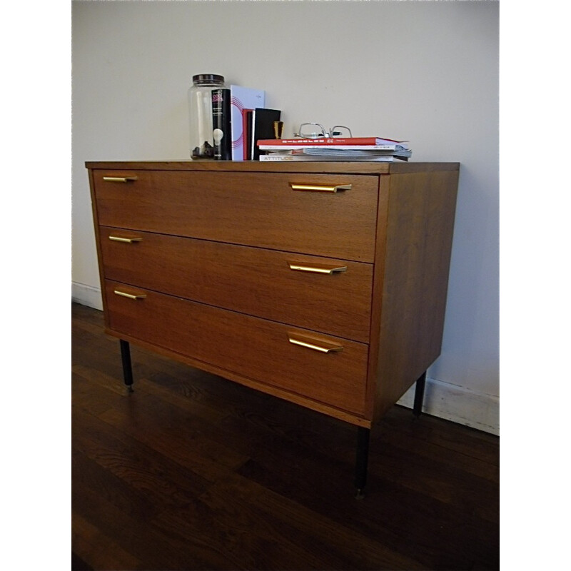 Vintage chest of drawers in oak - 1950s