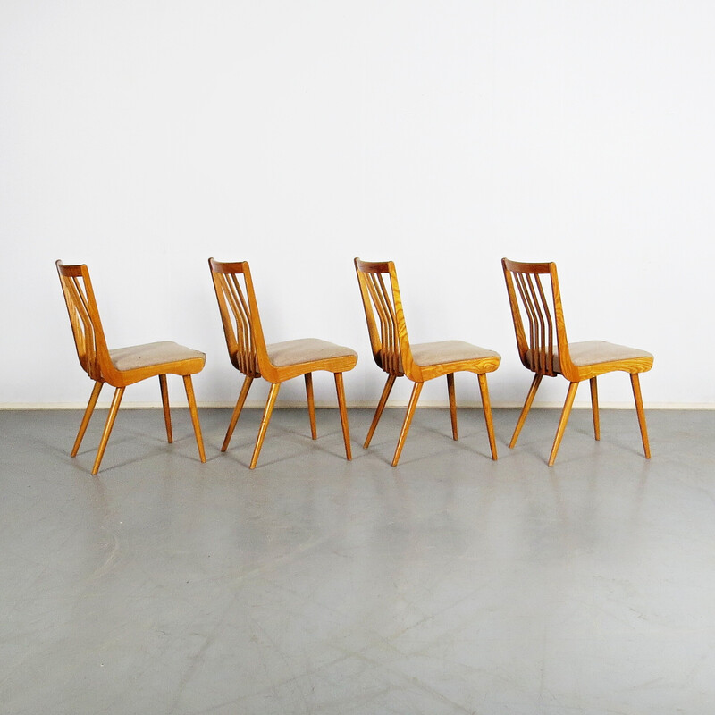 Conjunto de 4 cadeiras vintage da Uluv
