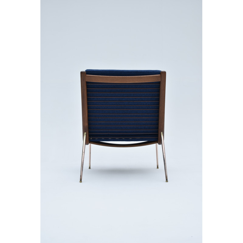 Vintage model 134 Boomerang armchair by Peter Hvidt and Orla Molgaard Nielsen for France and Daverkosen