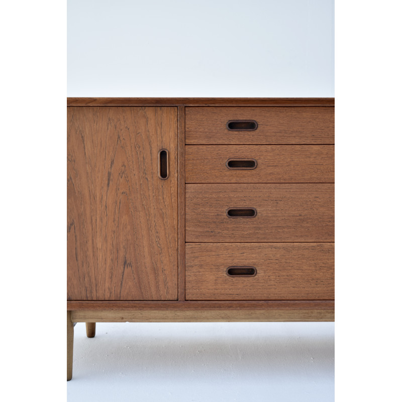 Credenza vintage Os16 in teak e rovere di Arne Vodder per P.Olsen Sibast