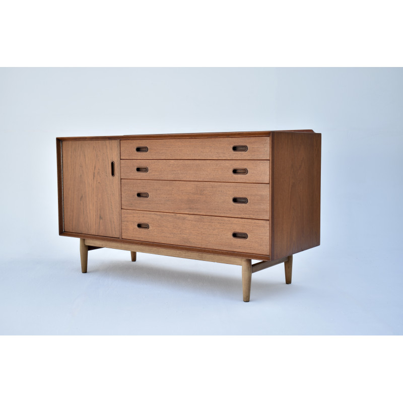 Credenza vintage Os16 in teak e rovere di Arne Vodder per P.Olsen Sibast