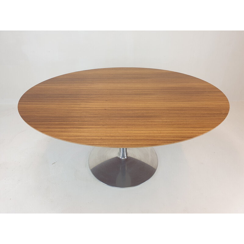 Vintage oval dining table by Pierre Paulin for Artifort, 1960s