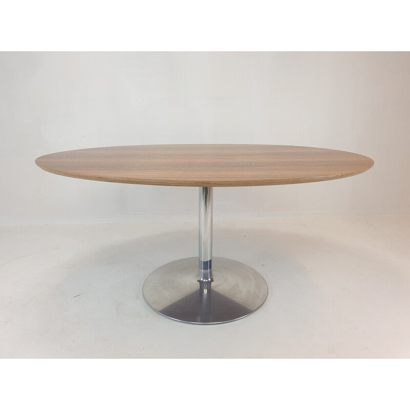 Vintage oval dining table by Pierre Paulin for Artifort, 1960s