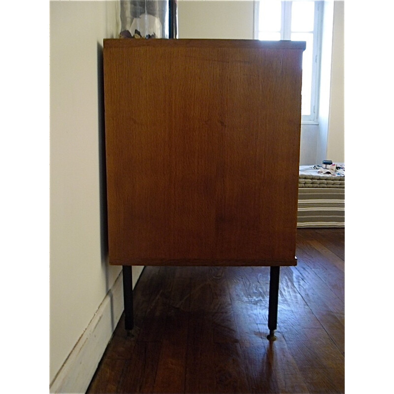 Vintage chest of drawers in oak - 1950s