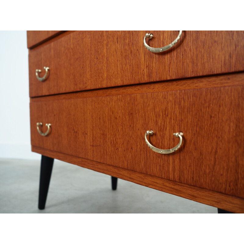 Vintage teak chest of drawers, Sweden 1970s