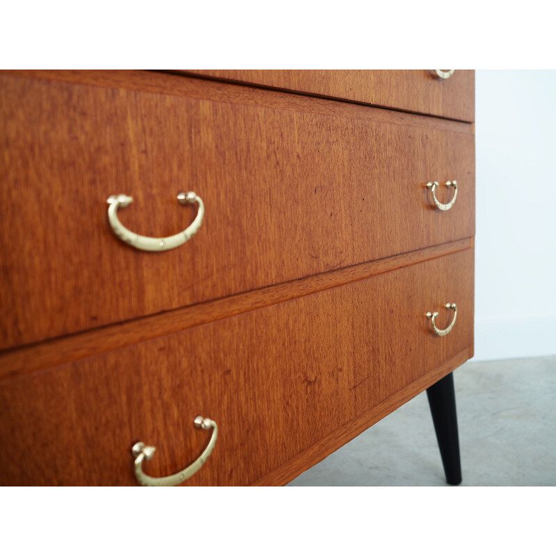 Vintage teak chest of drawers, Sweden 1970s