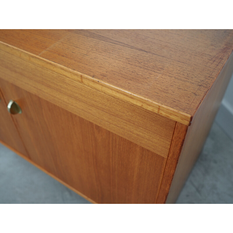 Vintage teak low cabinet, Sweden 1970s