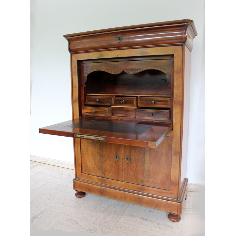 Vintage walnut secretary