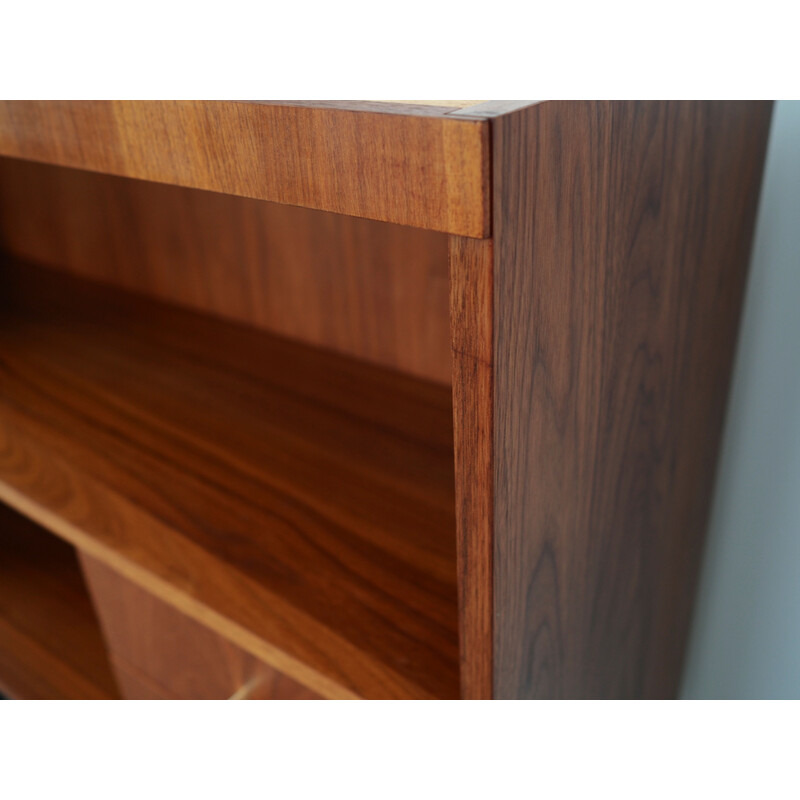 Vintage teak Swedish bookcase by Gdr, 1970s