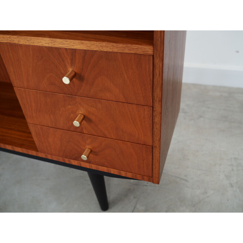 Vintage teak Swedish bookcase by Gdr, 1970s