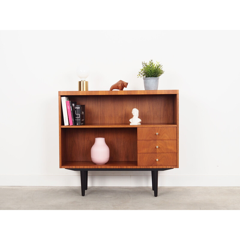 Vintage teak Swedish bookcase by Gdr, 1970s