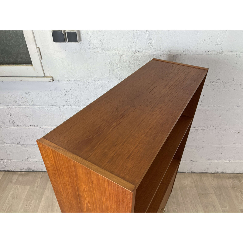 Scandinavian vintage teak bookcase, Denmark 1960