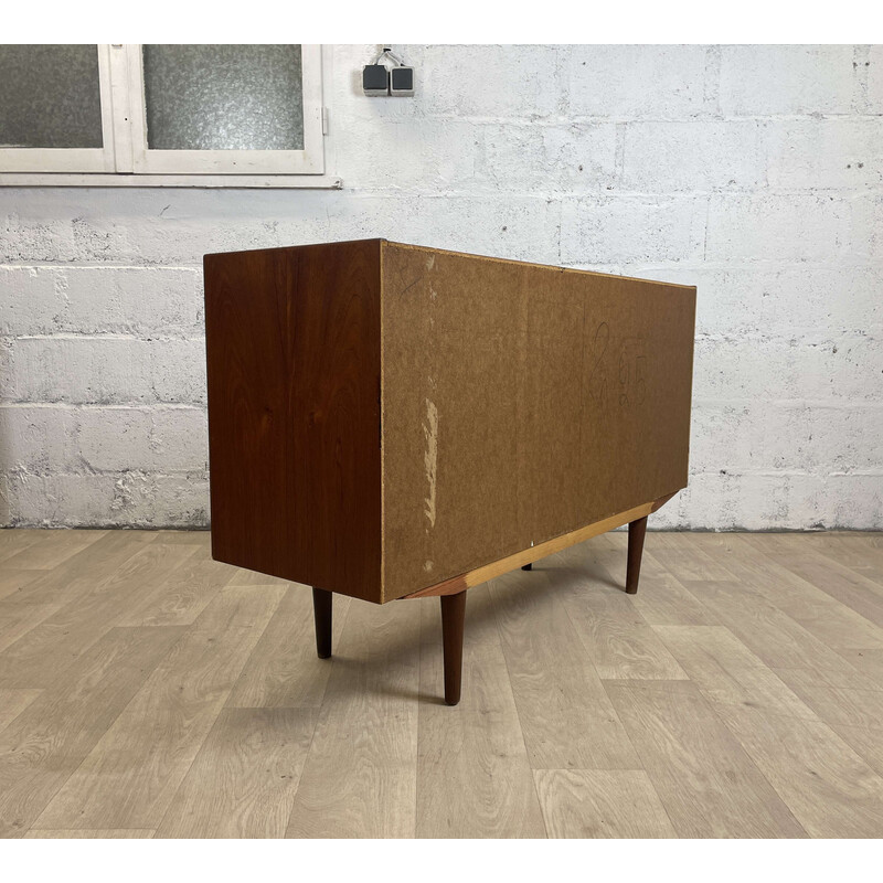 Cassettone scandinavo vintage in teak a 8 cassetti di Dyrlund, 1960