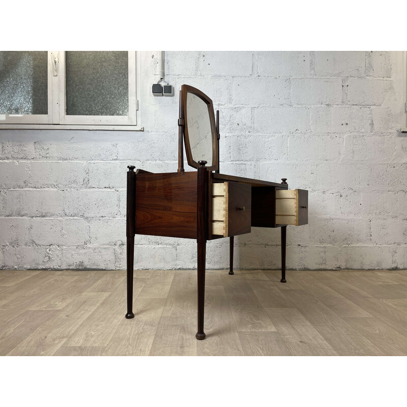 Scandinavian vintage rosewood dressing table, 1960s