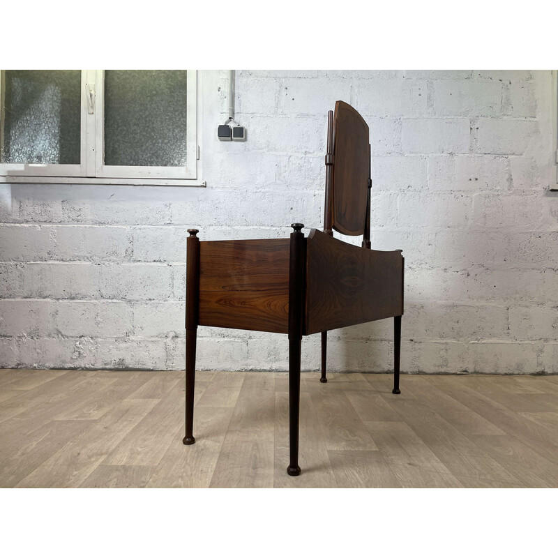 Scandinavian vintage rosewood dressing table, 1960s