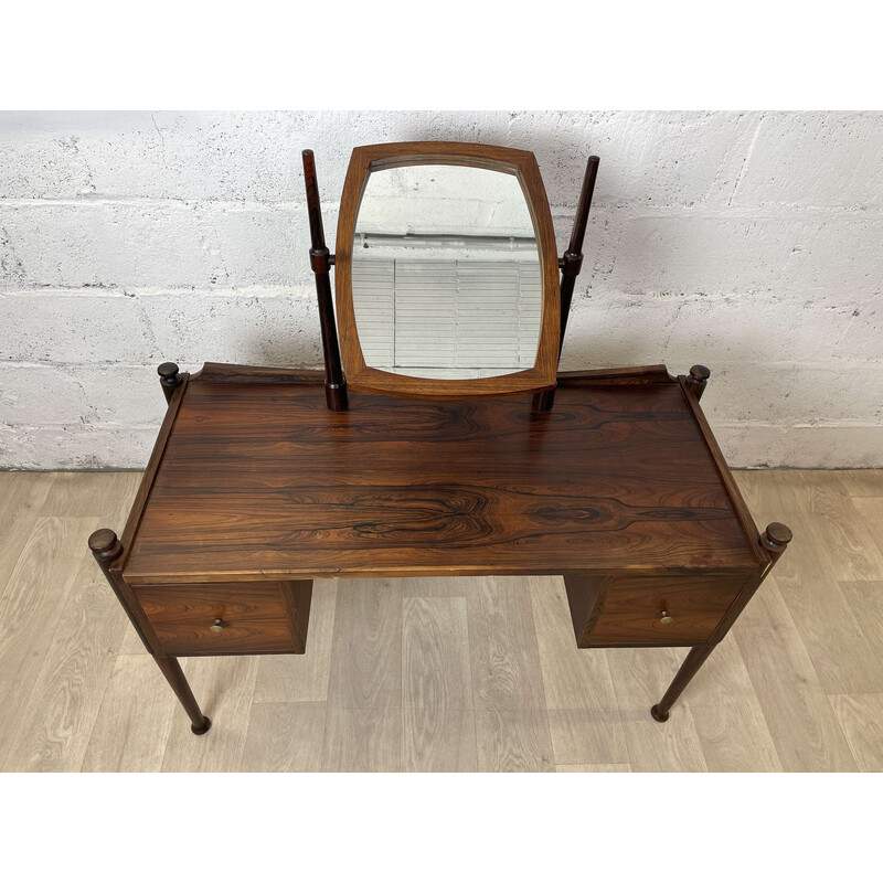 Coiffeuse scandinave vintage en palissandre, 1960