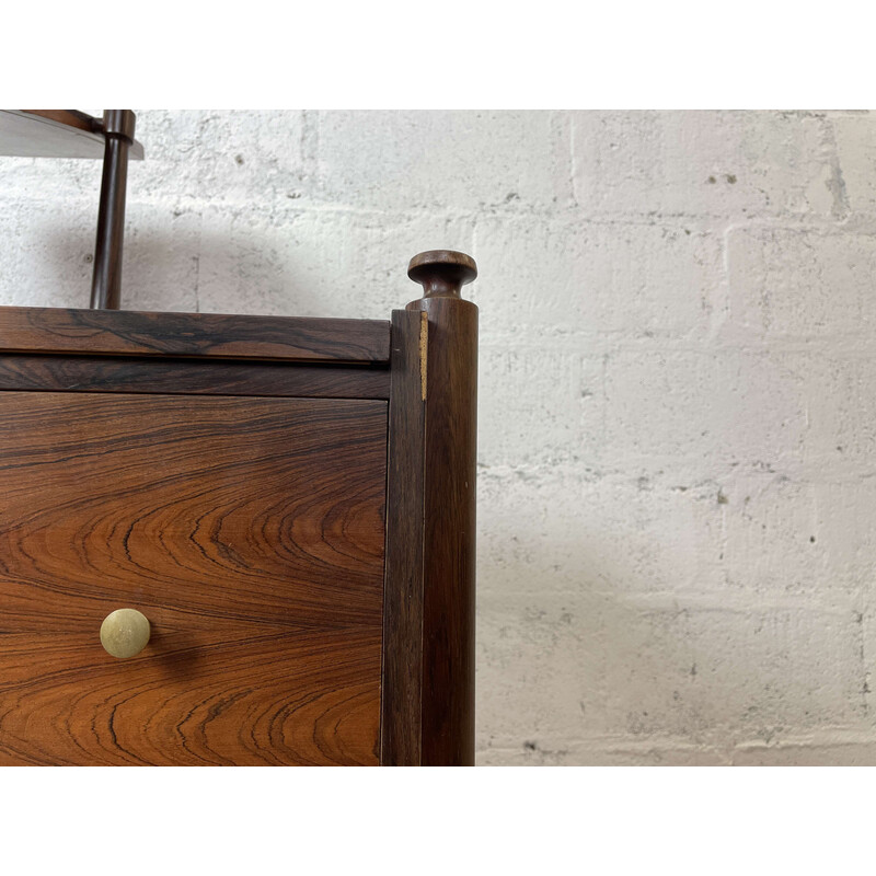 Scandinavian vintage rosewood dressing table, 1960s