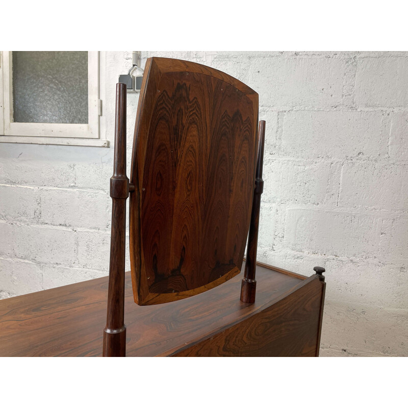 Scandinavian vintage rosewood dressing table, 1960s