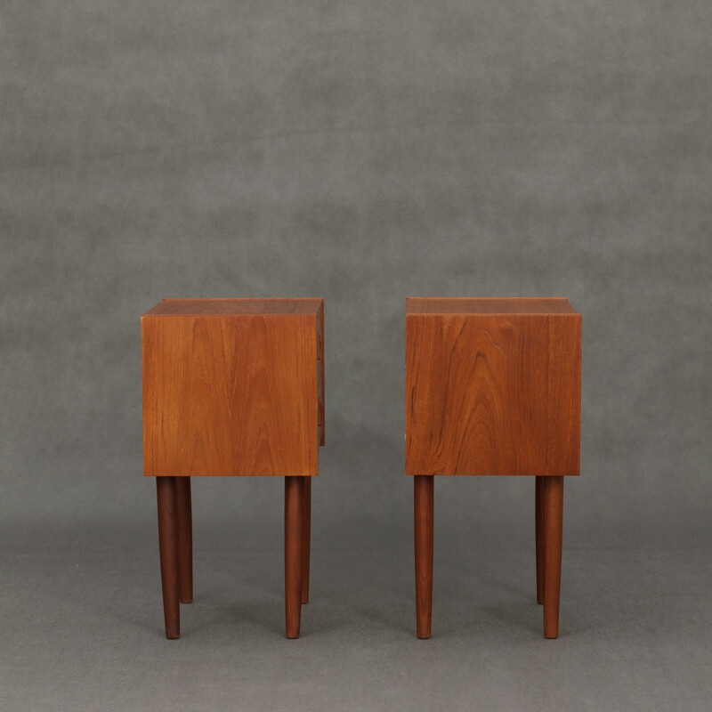 A pair of Danish night stands - 1970s