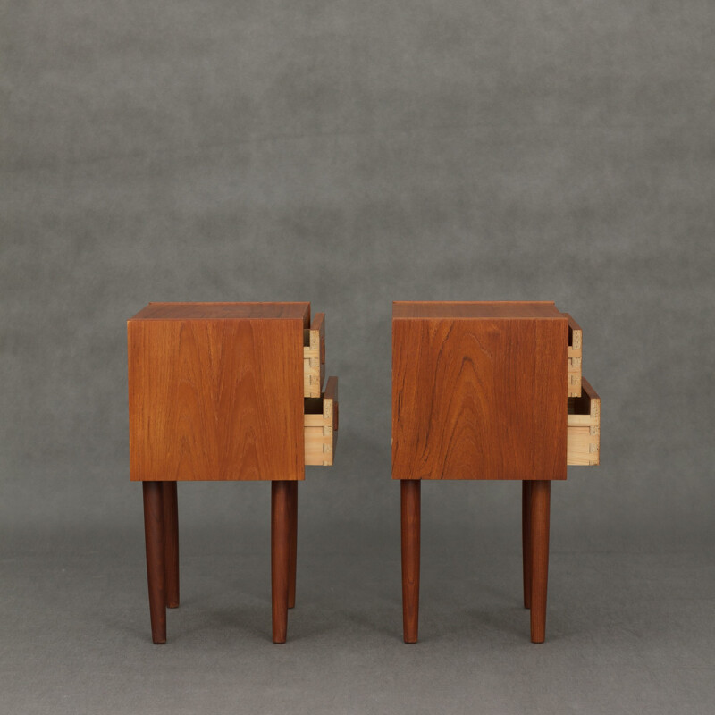 A pair of Danish night stands - 1970s