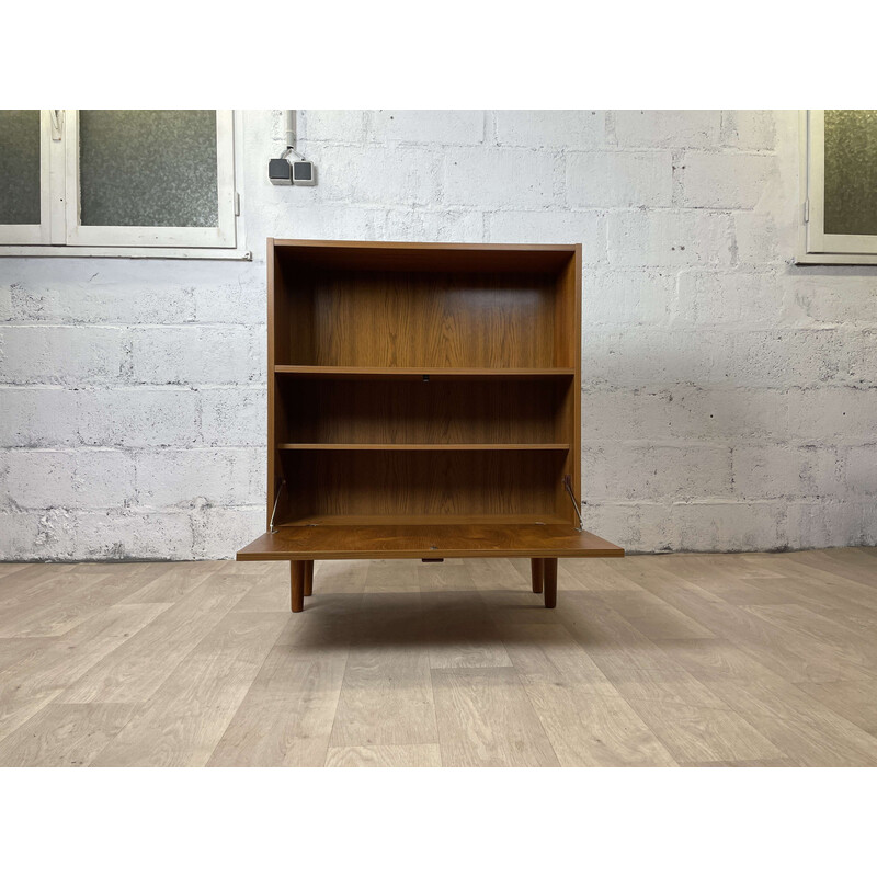 Scandinavian vintage teak bookcase, 1960