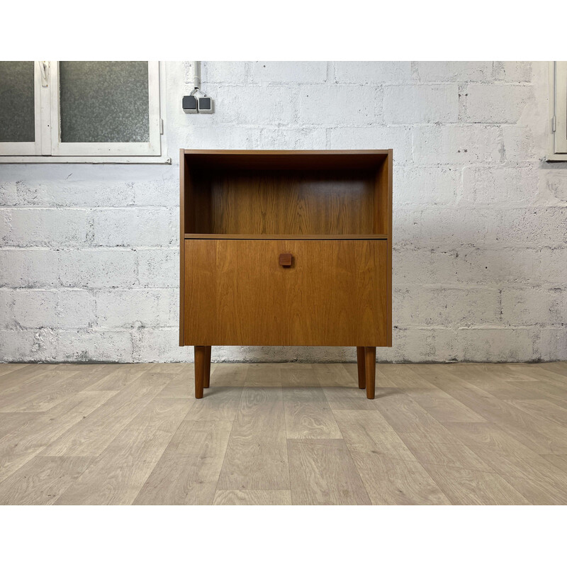 Scandinavian vintage teak bookcase, 1960