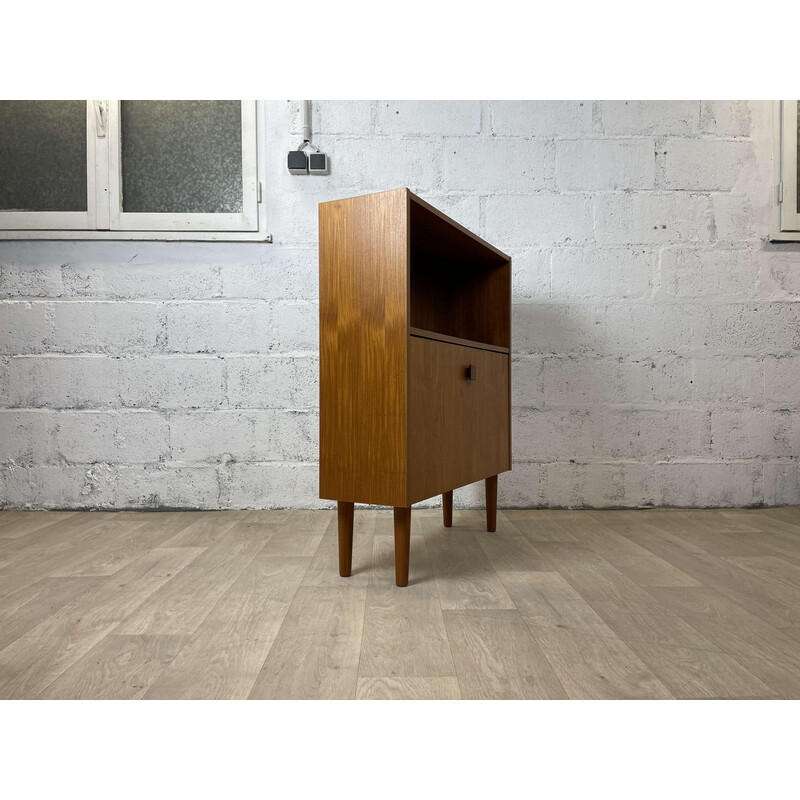 Scandinavian vintage teak bookcase, 1960