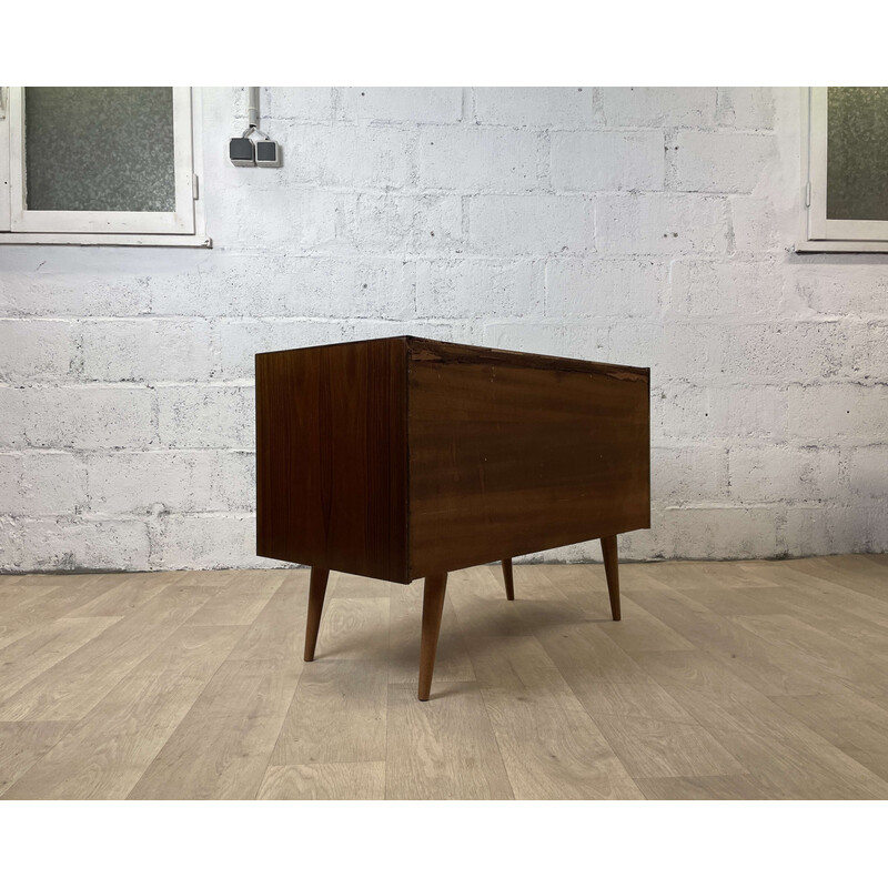 Scandinavian vintage rosewood chest of drawers by Th Juul, 1960