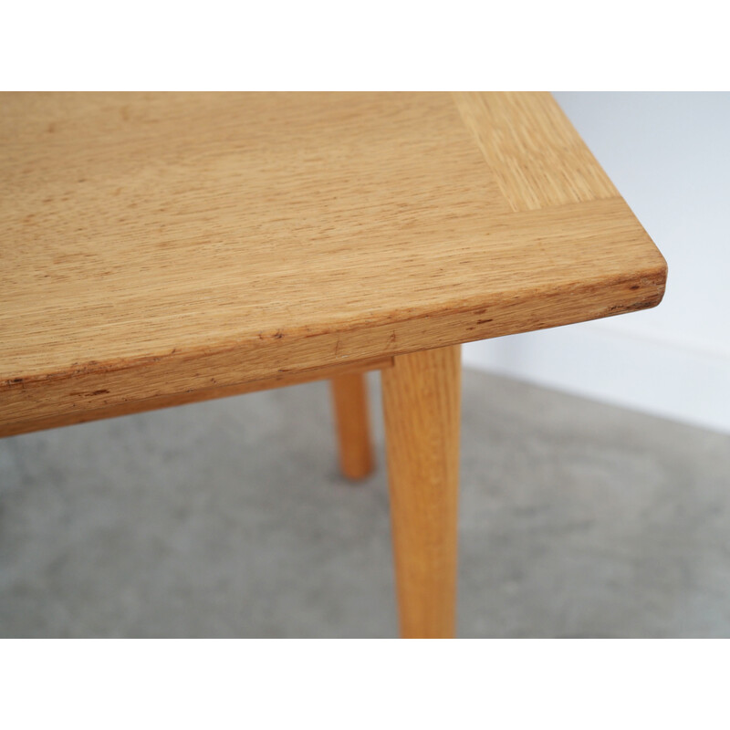 Table basse vintage en bois de frêne, Danemark 1970