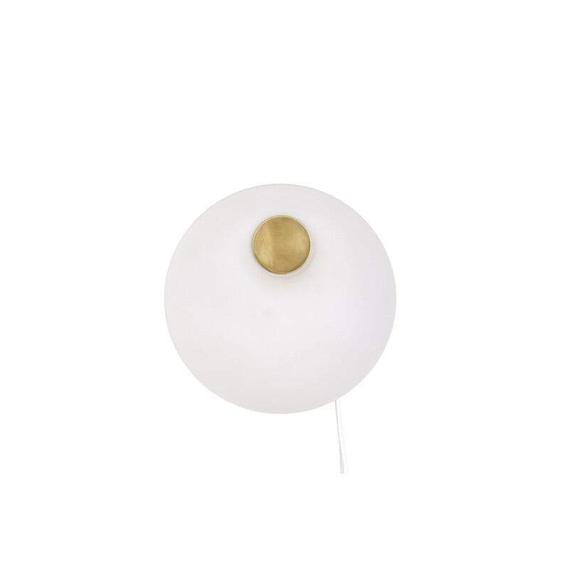 Vintage opaline wall lamp, 1970