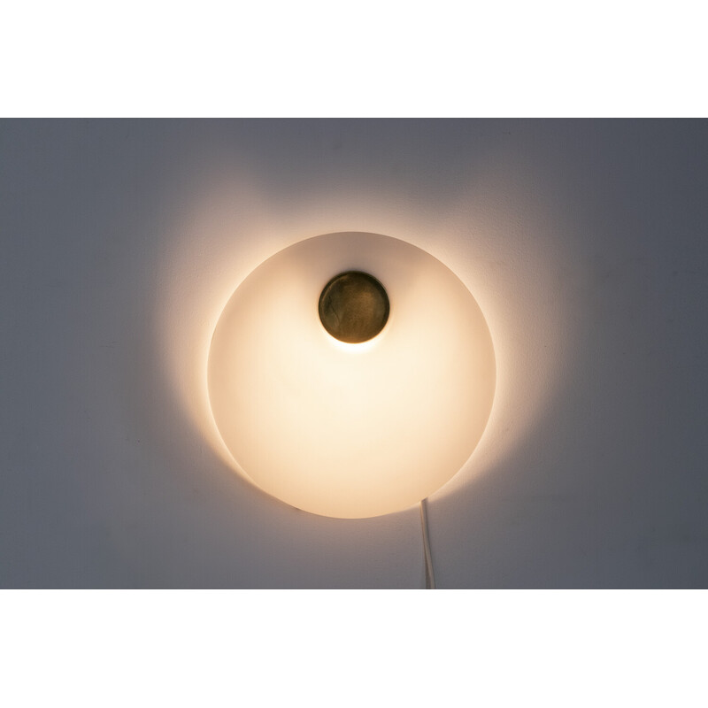 Vintage opaline wall lamp, 1970