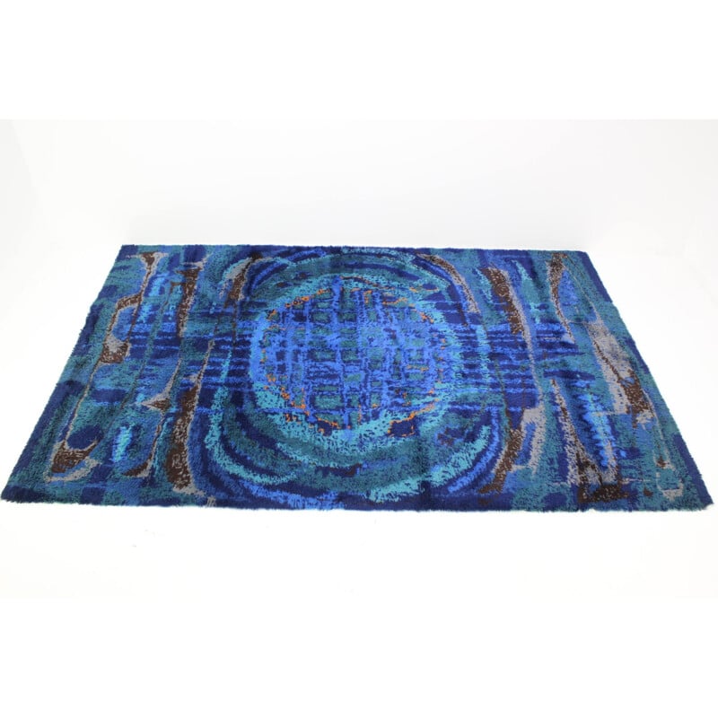Desso mid-century extra large abstract rug - 1970s