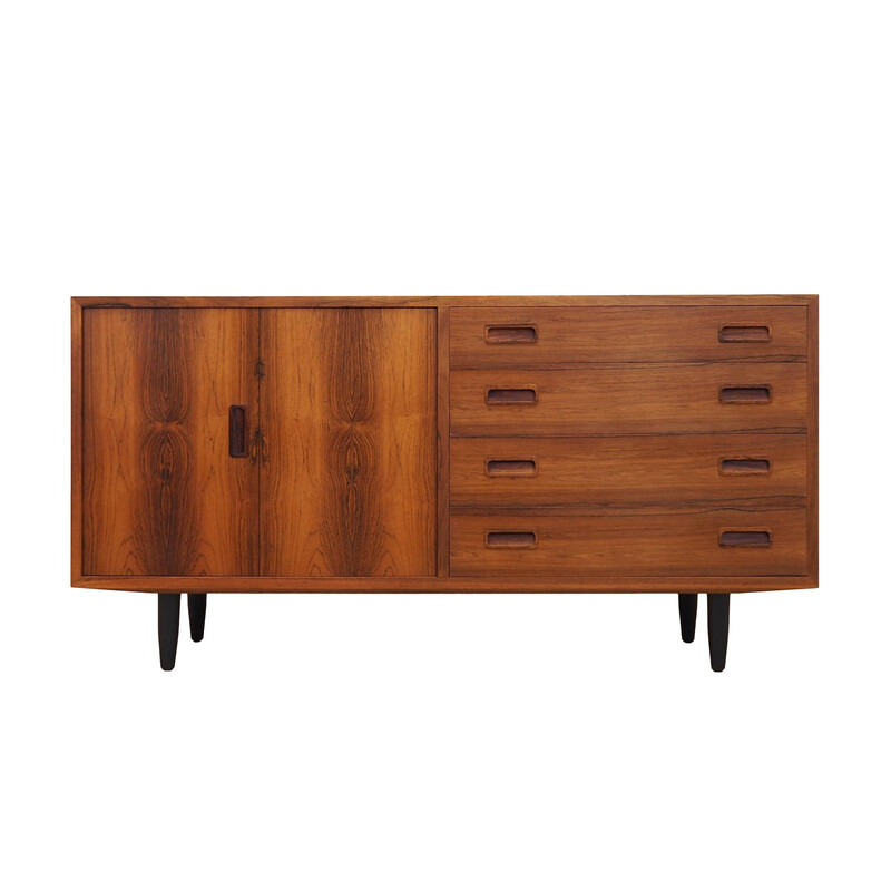 Vintage Danish rosewood chest of drawers by Carlo Jensen for Hundevad, 1970s