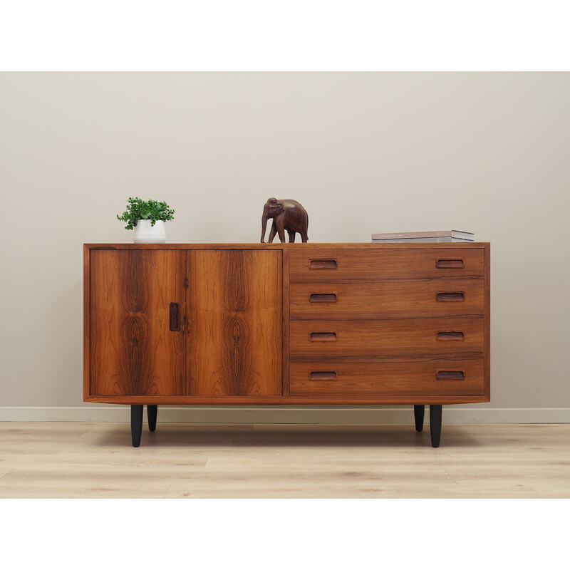 Commode danoise vintage en palissandre par Carlo Jensen pour Hundevad, 1970