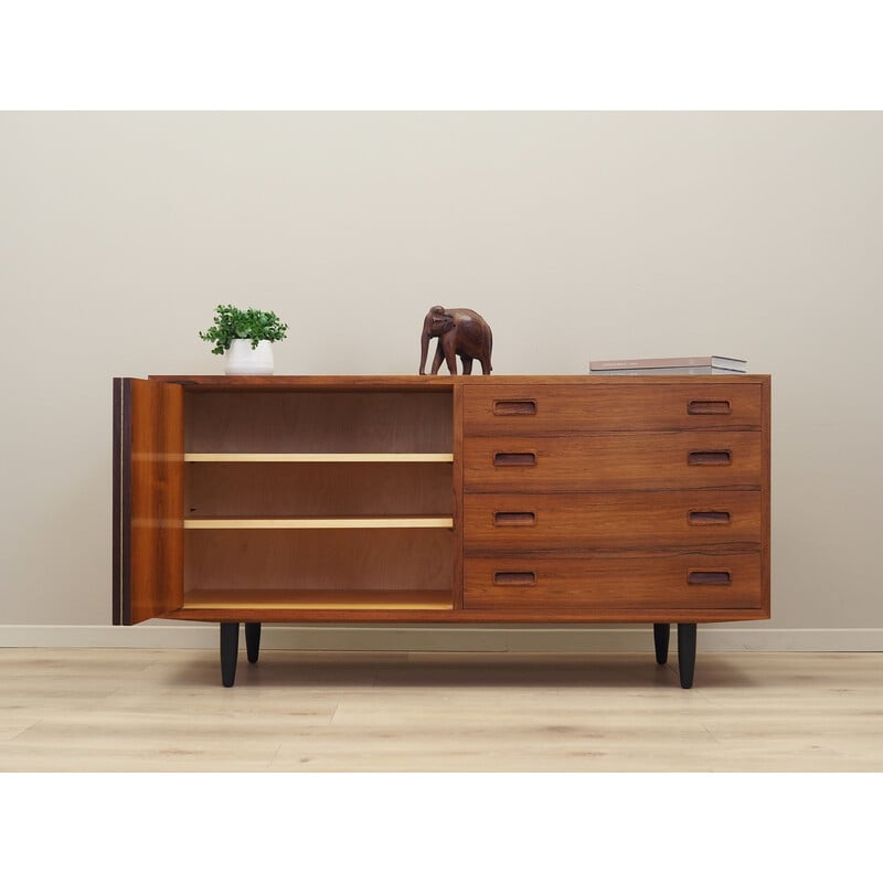 Vintage Danish rosewood chest of drawers by Carlo Jensen for Hundevad, 1970s